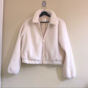 Women’s LC Lauren Conrad Sherpa Zip Jacket